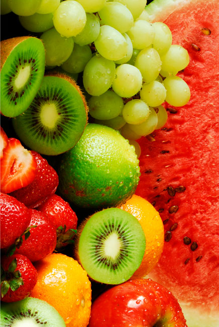 Vinilos electrodomésticos lavavajillas collage frutas